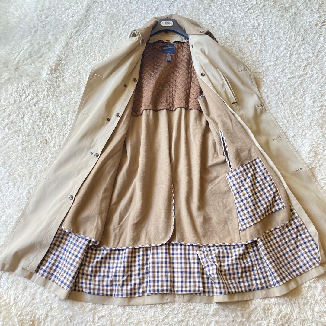 美品✨ブルックスブラザーズ　ライナー付きトレンチコート　ベルト付　カシミヤ混合