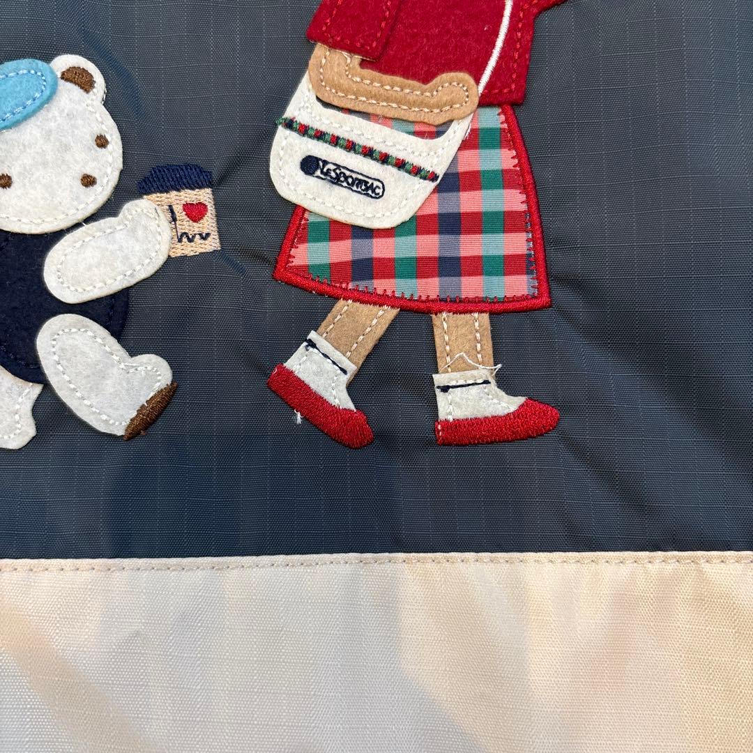 ファミリア レスポートサックコラボ 刺繍バッグ