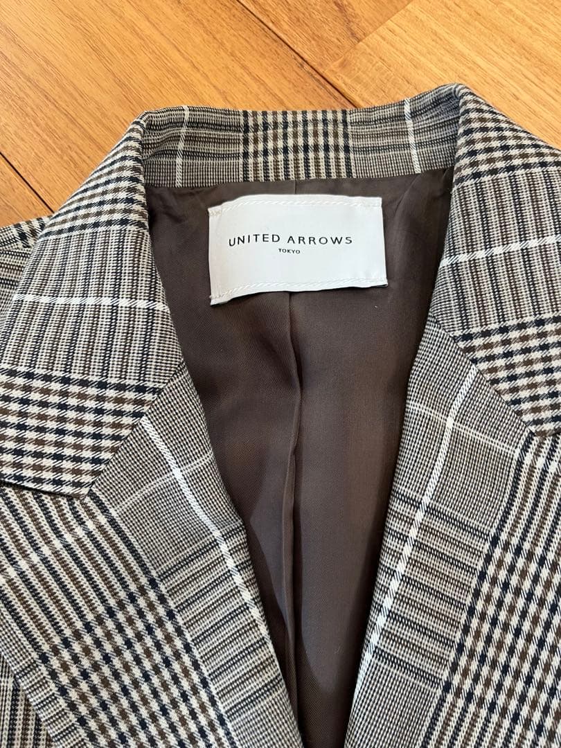 美品　ユナイテッドアローズ　チェックジャケット
