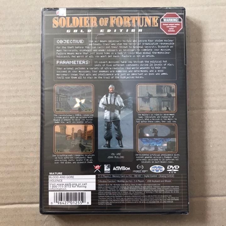 SOLDIER of FORTUNE 北米版　PlayStation2
