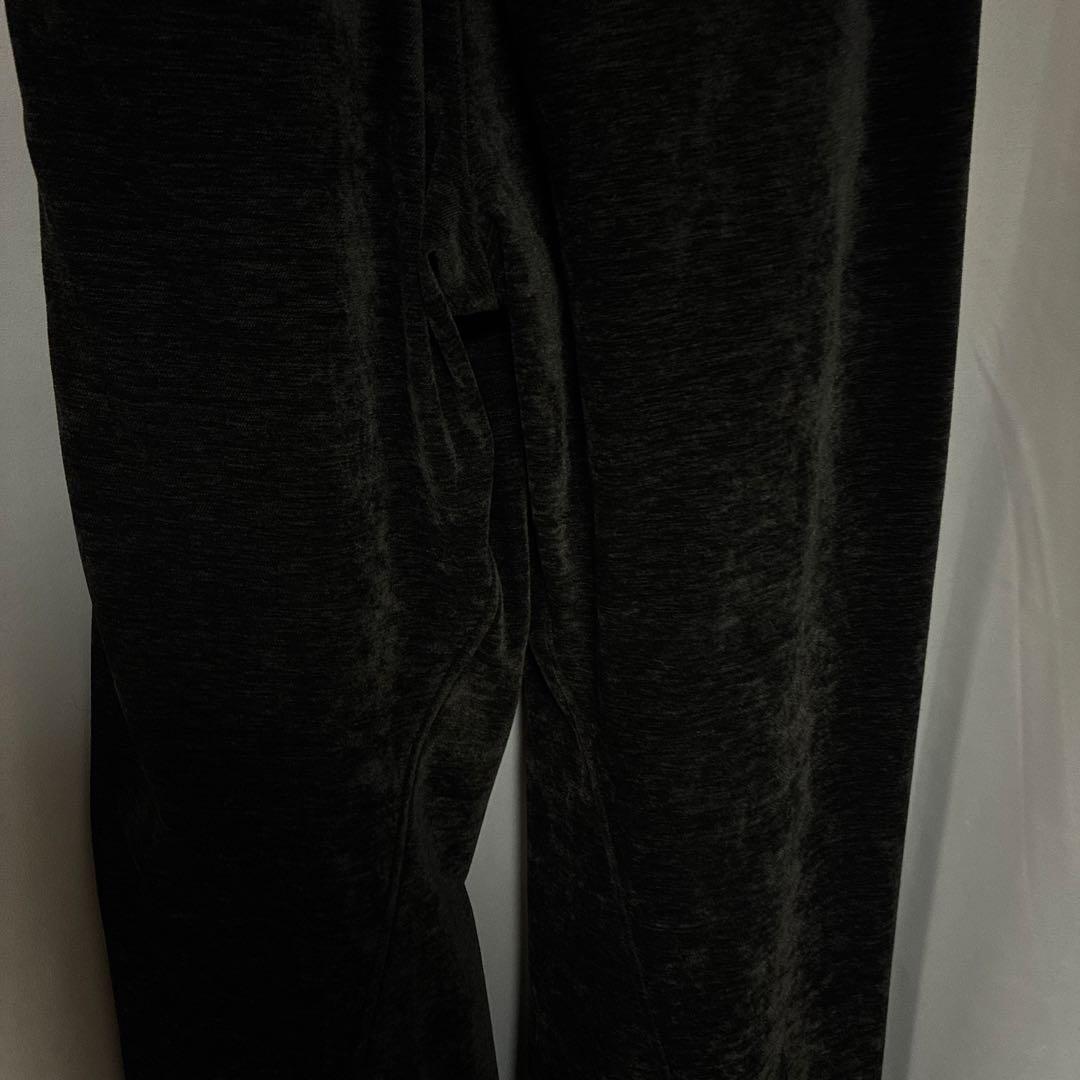 パンツ WASHED VELVET CURVE CUT WIDE PANTS WYM