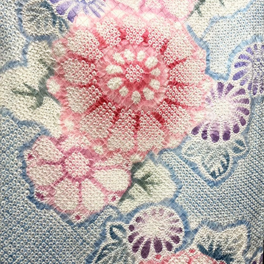 ■逸品■総絞り■菊花模様■古典正絹振袖フルセット■成人式結婚式■振袖一式