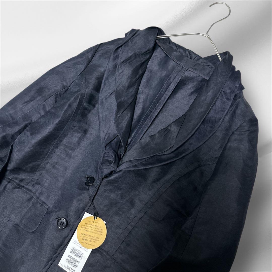 新品タグ付き！Gabardine K.T/リネン/シルクジャケット/9