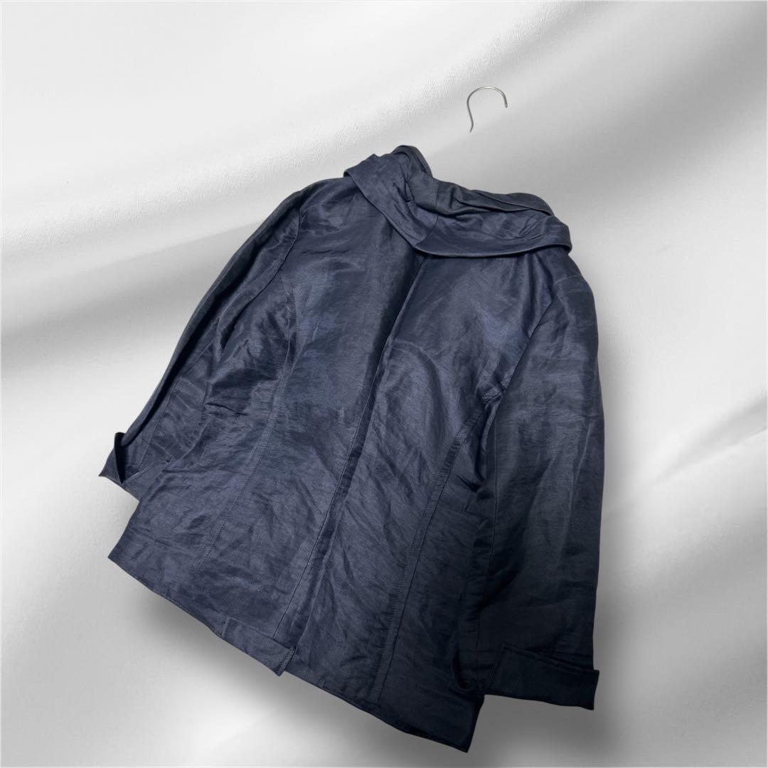 新品タグ付き！Gabardine K.T/リネン/シルクジャケット/9