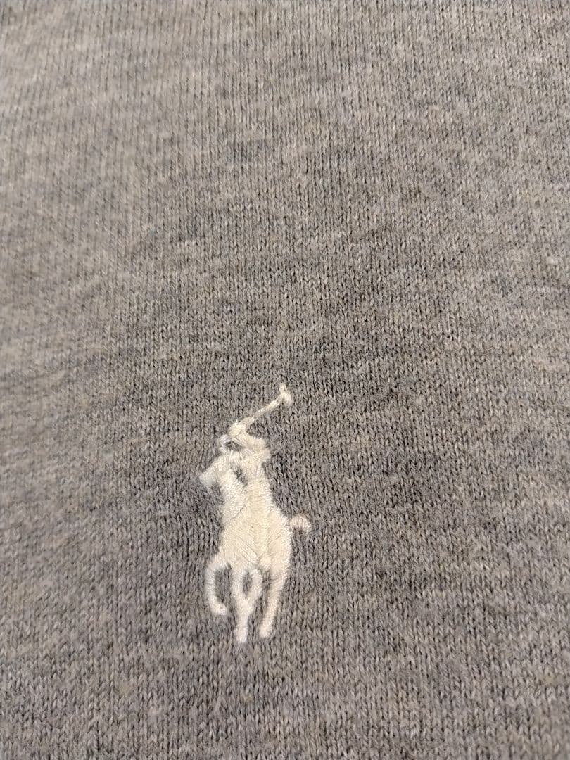 ポロラルフローレン Pima Cotton カーディガン XLサイズ　グレー