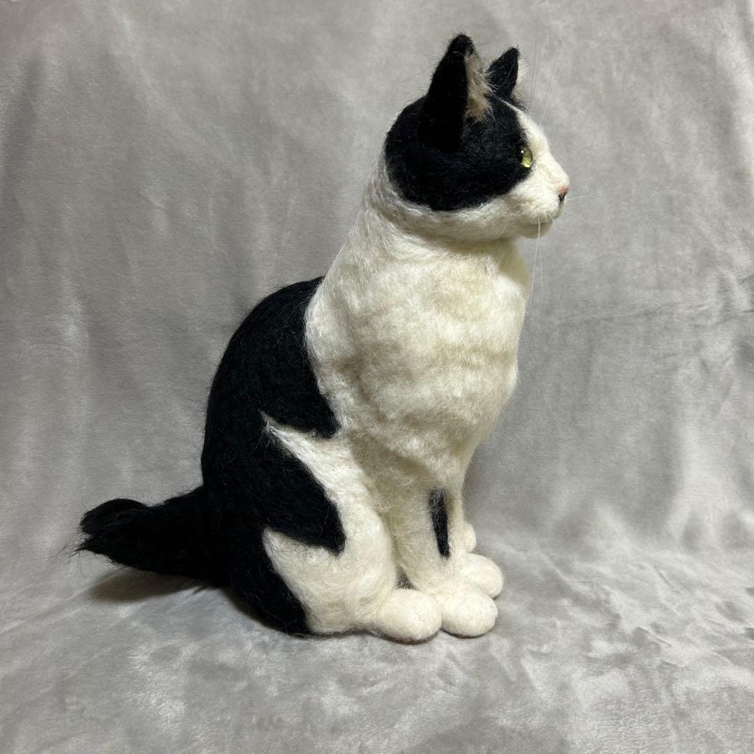 羊毛フェルト 猫