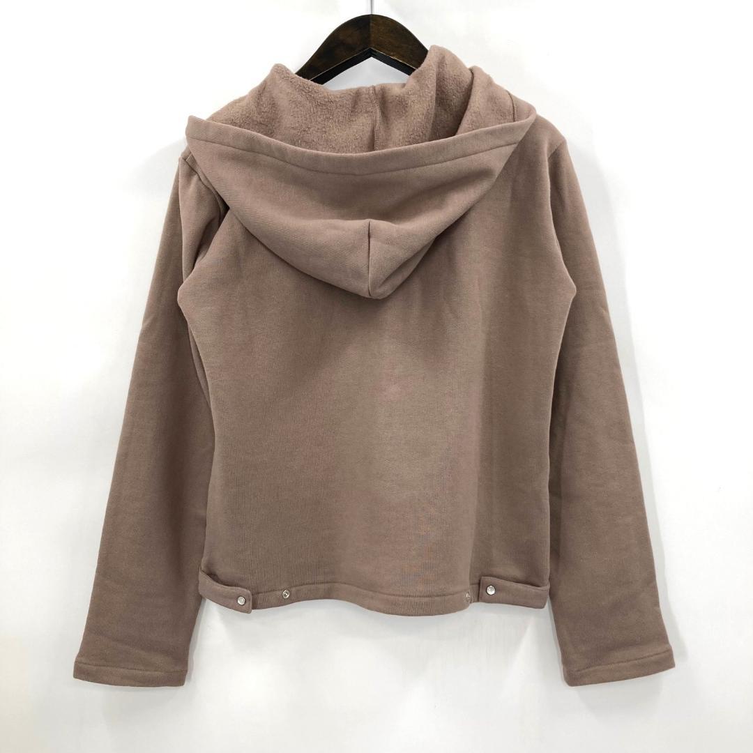 agnès b.　長袖カーディガン　オーガニックコットン メルトン　T2サイズ