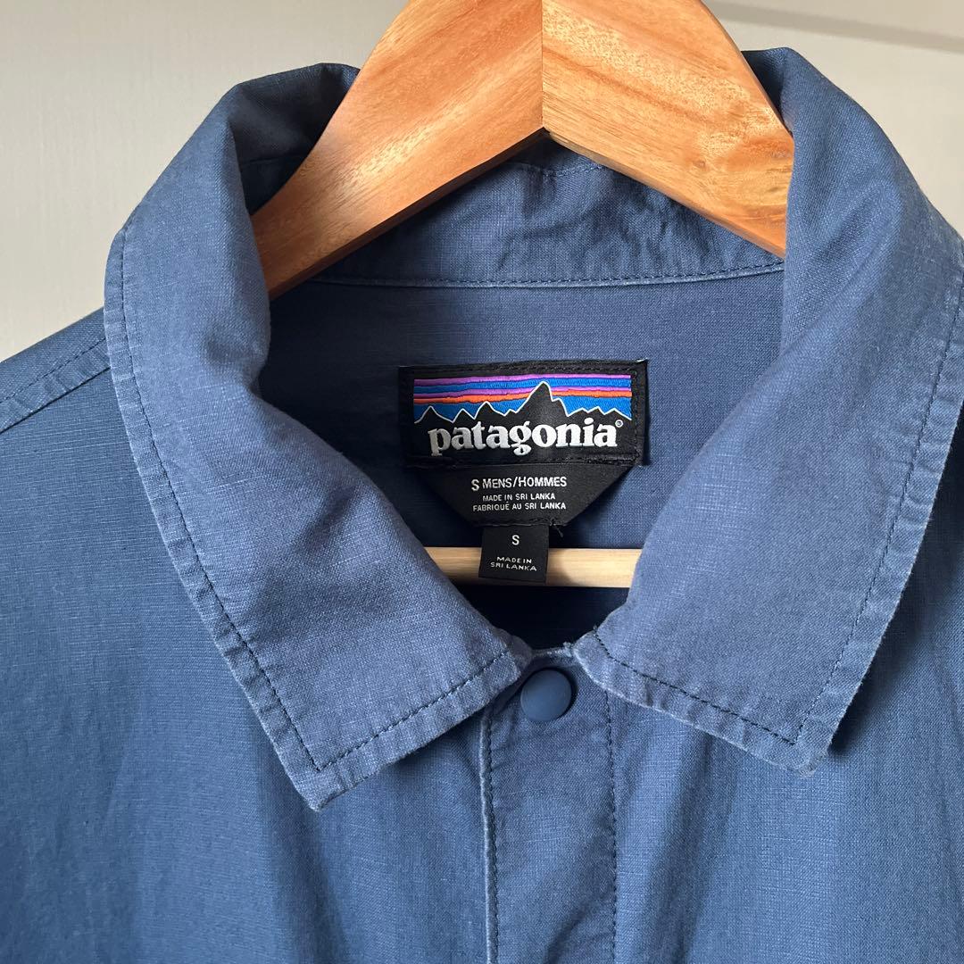 patagonia ネイビー コットンジャケット