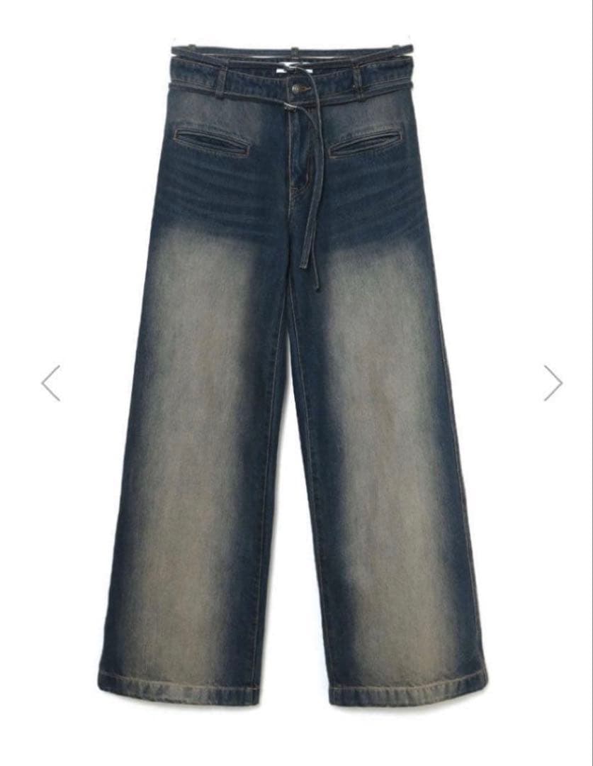 パンツ melt the lady denim5 Blue
