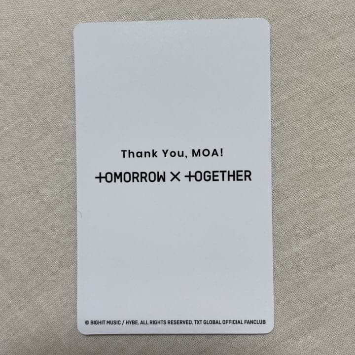 TXT FC継続トレカ ヨンジュン