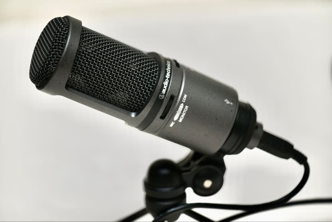 オーディオテクニカ AT2020USB+スタジオコンデンサーUSBマイク 綺麗