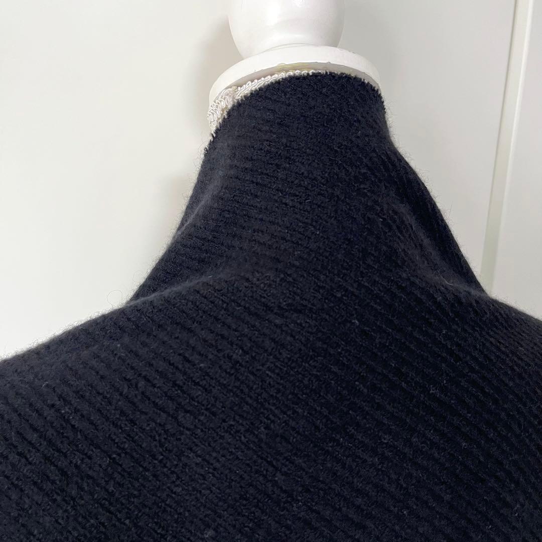 HANAE MORI カシミヤ100％ フォックスファー付き ストール