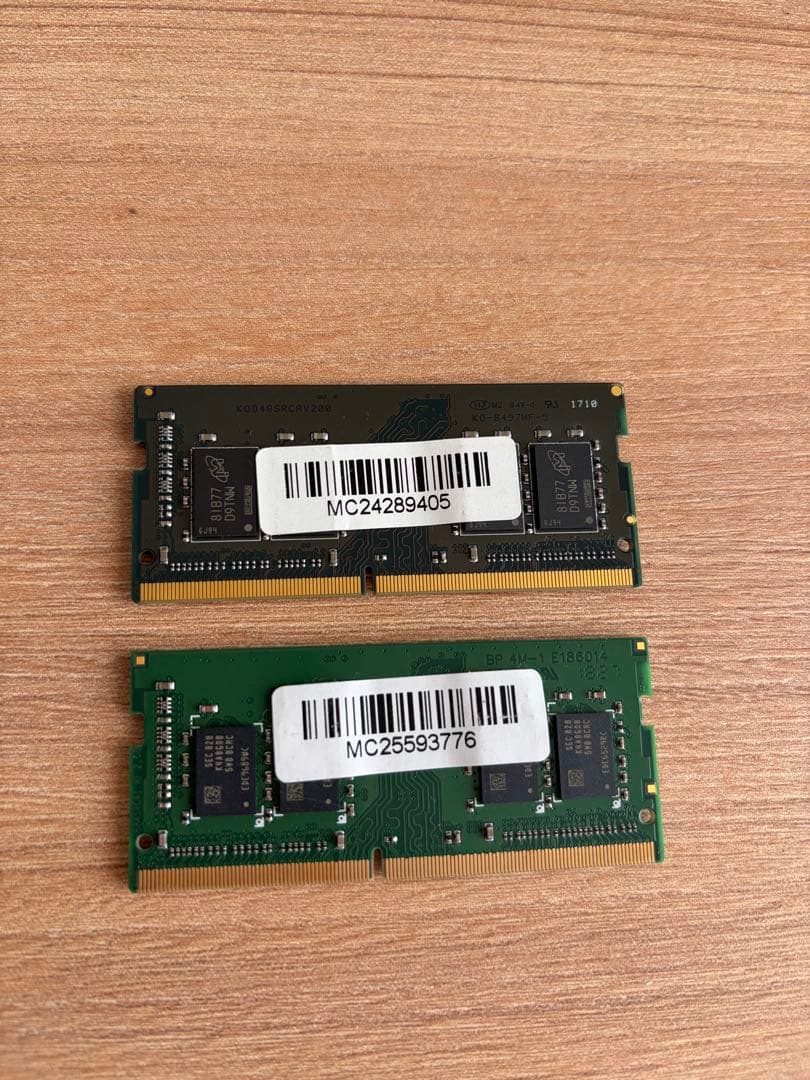 PC4-2400T 8GB×2枚 16GB 動作確認済み