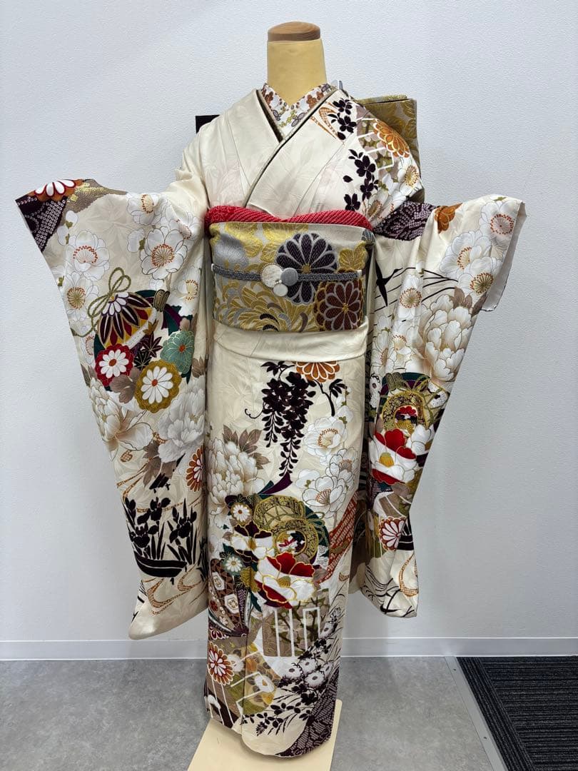 ≪即着用可能≫ 振袖 正絹 フルセット 155cm~165cmの方用【988】