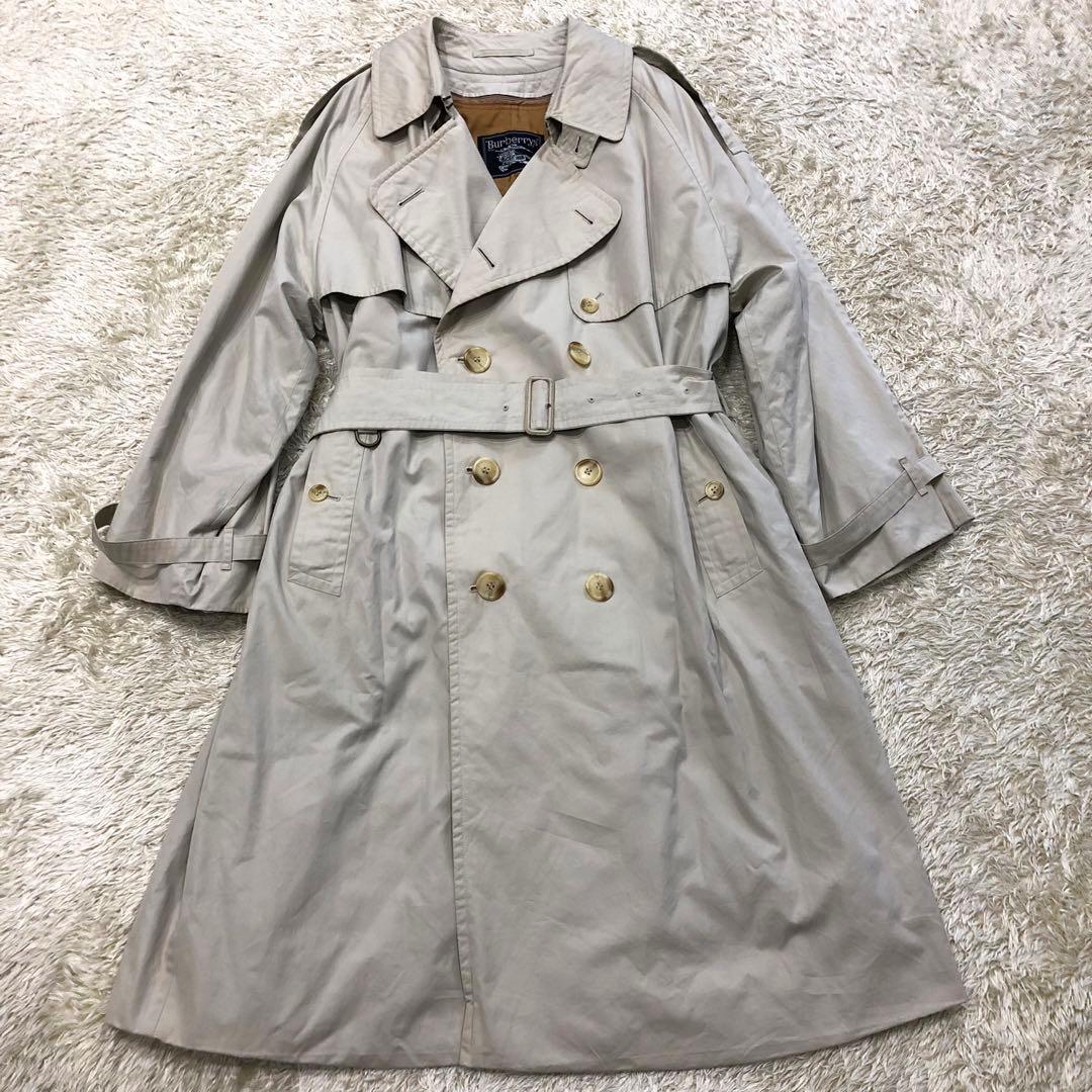 美品✨バーバリー　ライナー付きトレンチコート　ノバチェック裏地　ベージュ M相当
