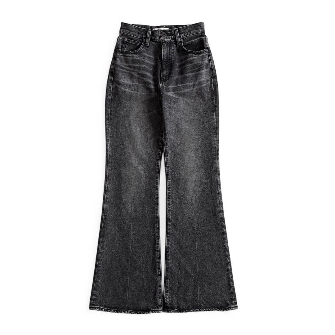 MOUSSY MVS BLACK FLARE 25 フレアデニム マウジー