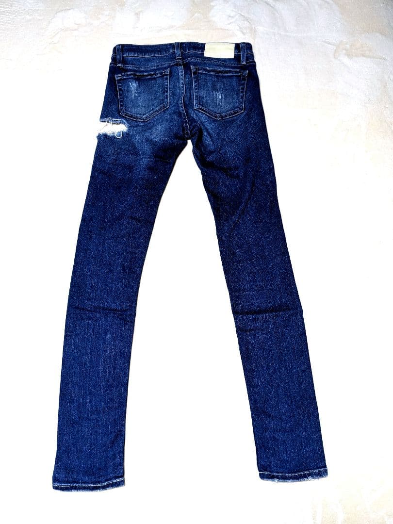 美品✨ GYDA SIDE RIPPED　ジェイダ ダメージ デニム　ブルー　M