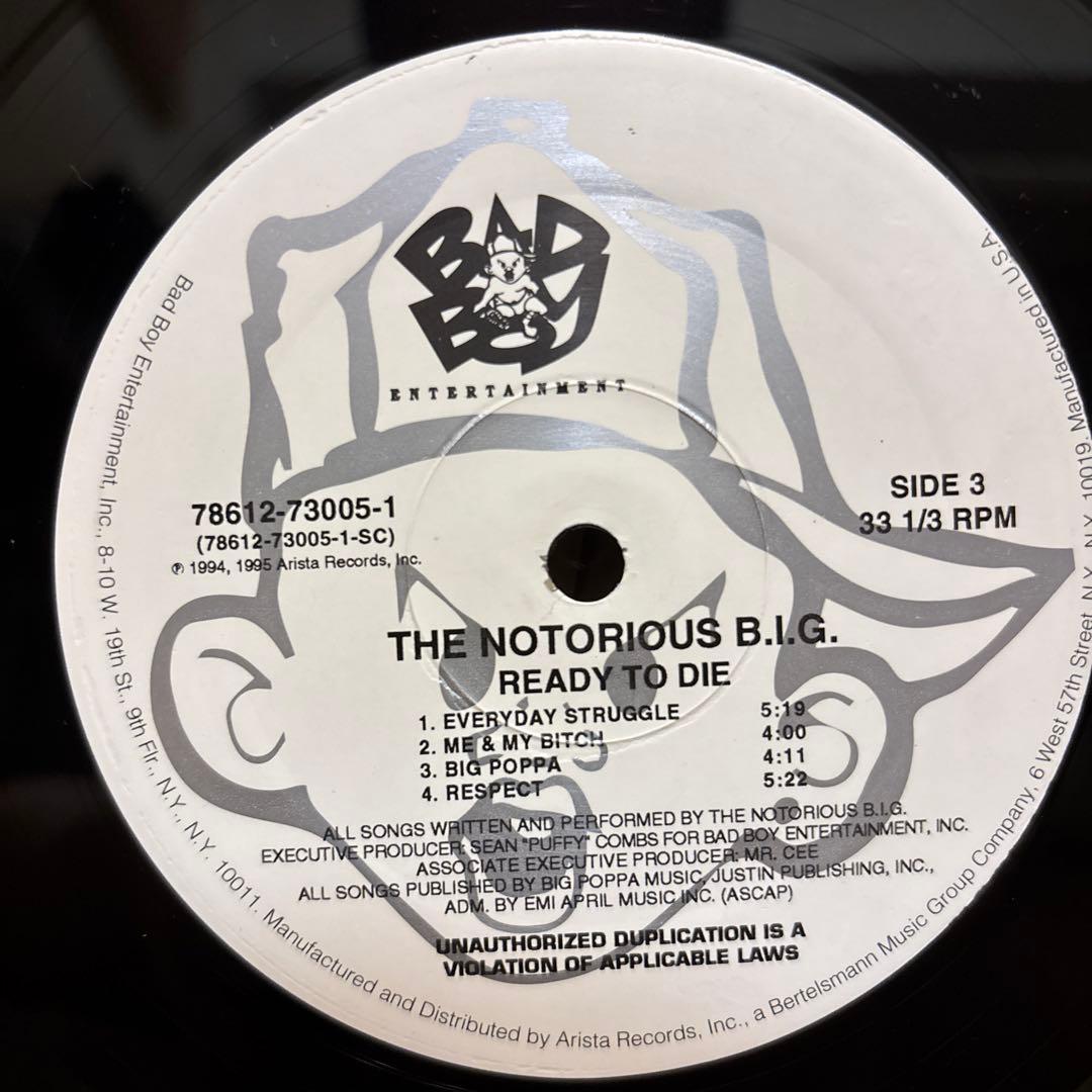 The Notorious B.I.G. Ready To Die レコード