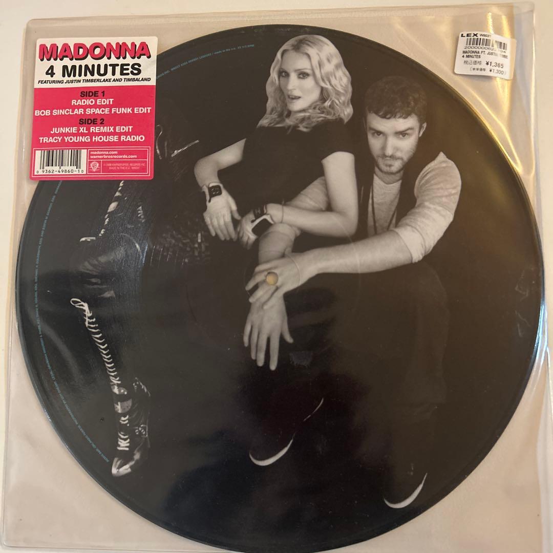 MADONNA \"4 MINUTES\" \"MUSIC\" ピクチャーレコード2枚