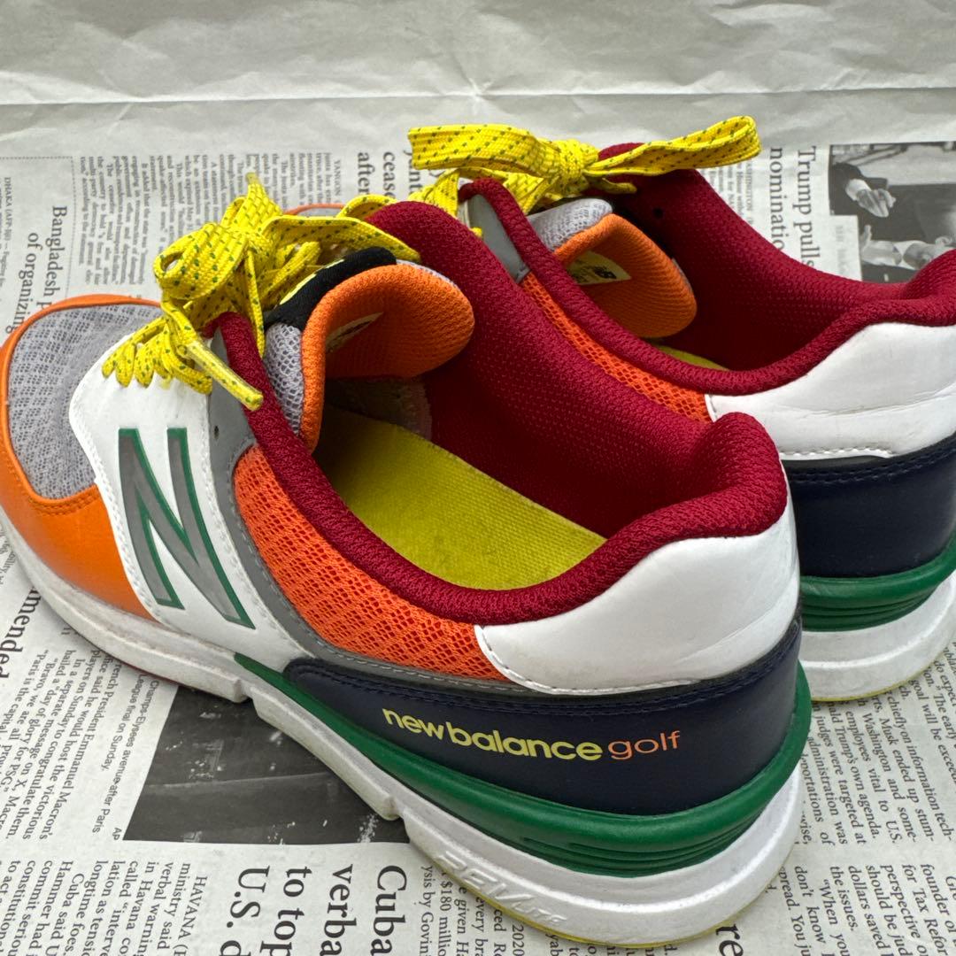 うみちゃん24.5cm New Balance574 ゴルフシューズ