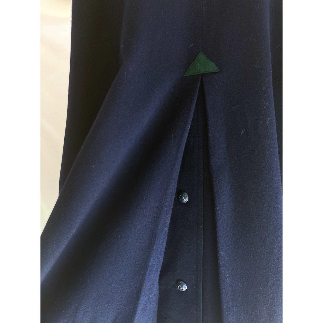 Used プリーツ ケープショルダー♡ ビッグAライン ローデンマントコート