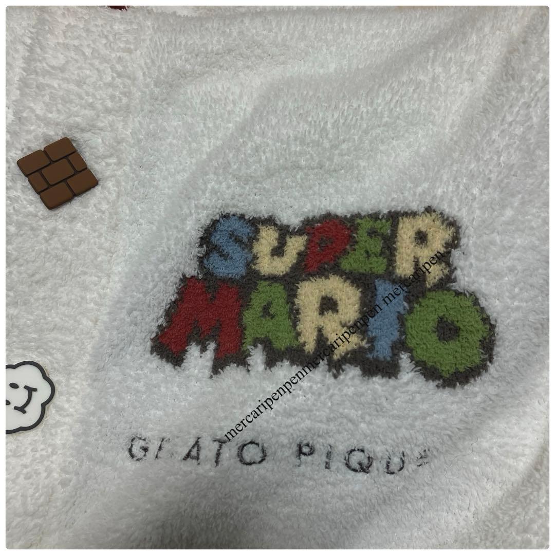 ジェラートピケ　スーパーマリオ　ショールカラー　カーディガン
