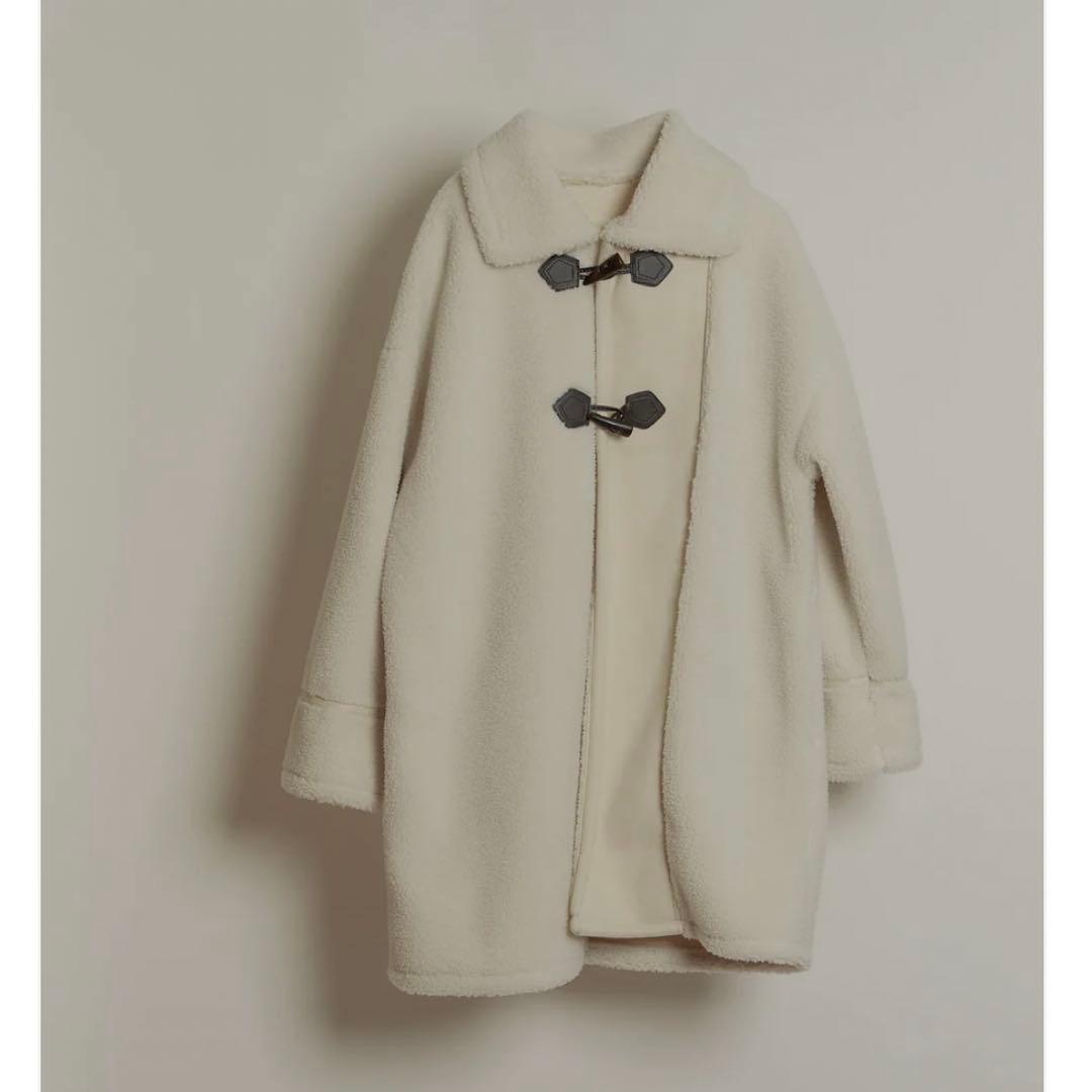 【Eaphi】asymmetry boa jacket