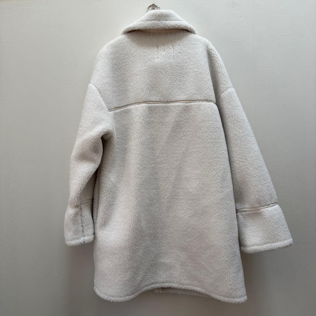 【Eaphi】asymmetry boa jacket