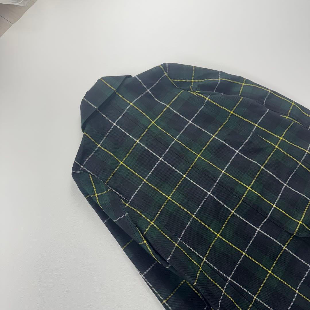 極美品✨マッキントッシュ ステンカラーコート タータンチェック 撥水 伊生地