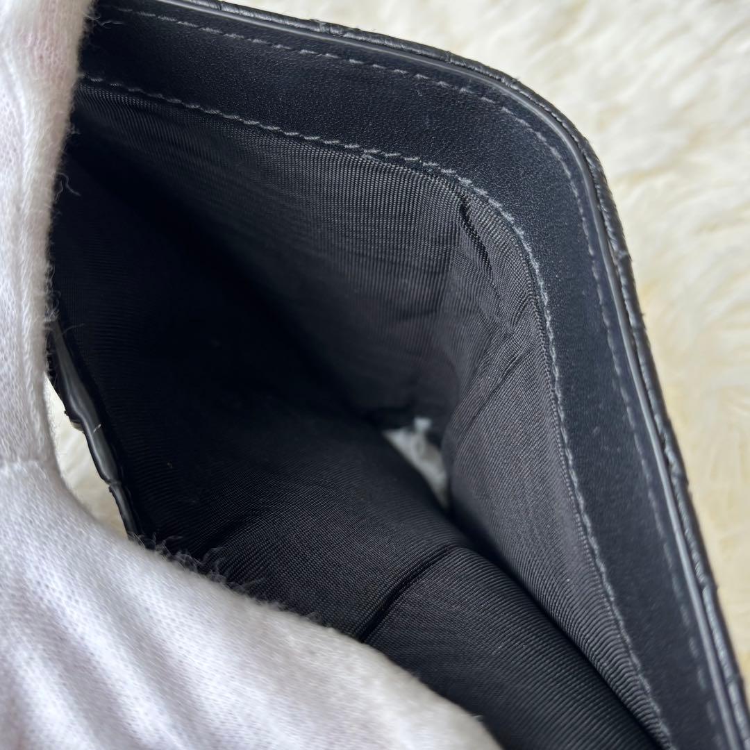 Christian Dior カロ ダリアウォレット 二つ折り財布 黒
