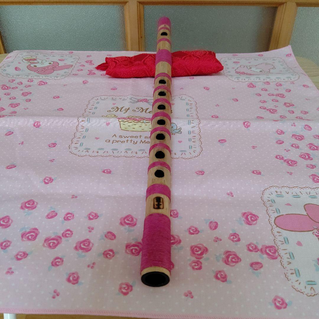 篠笛六本半調子古典糸総巻き(道中)新品