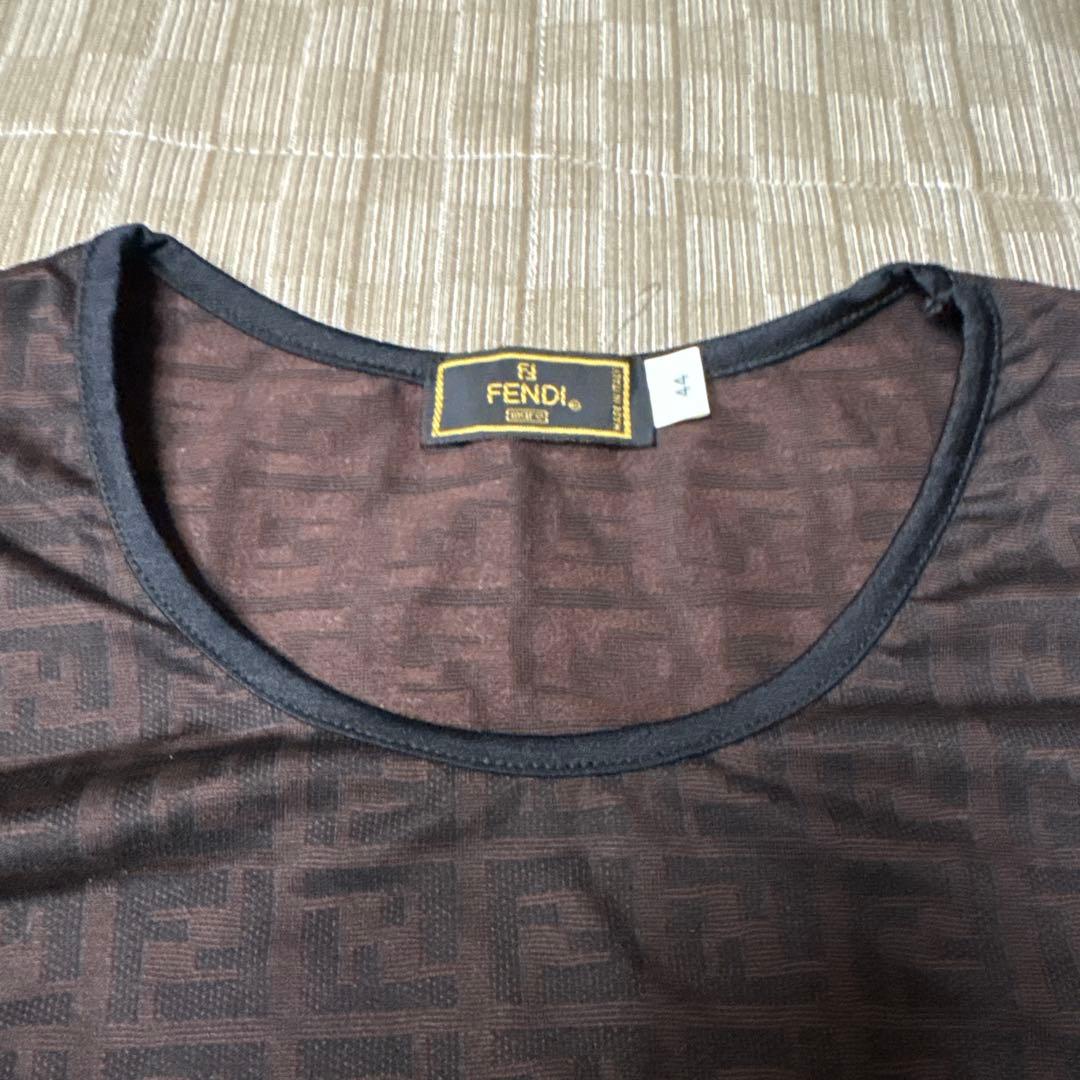 FENDI フェンディ ズッカ Tシャツ サイズ44【美品】