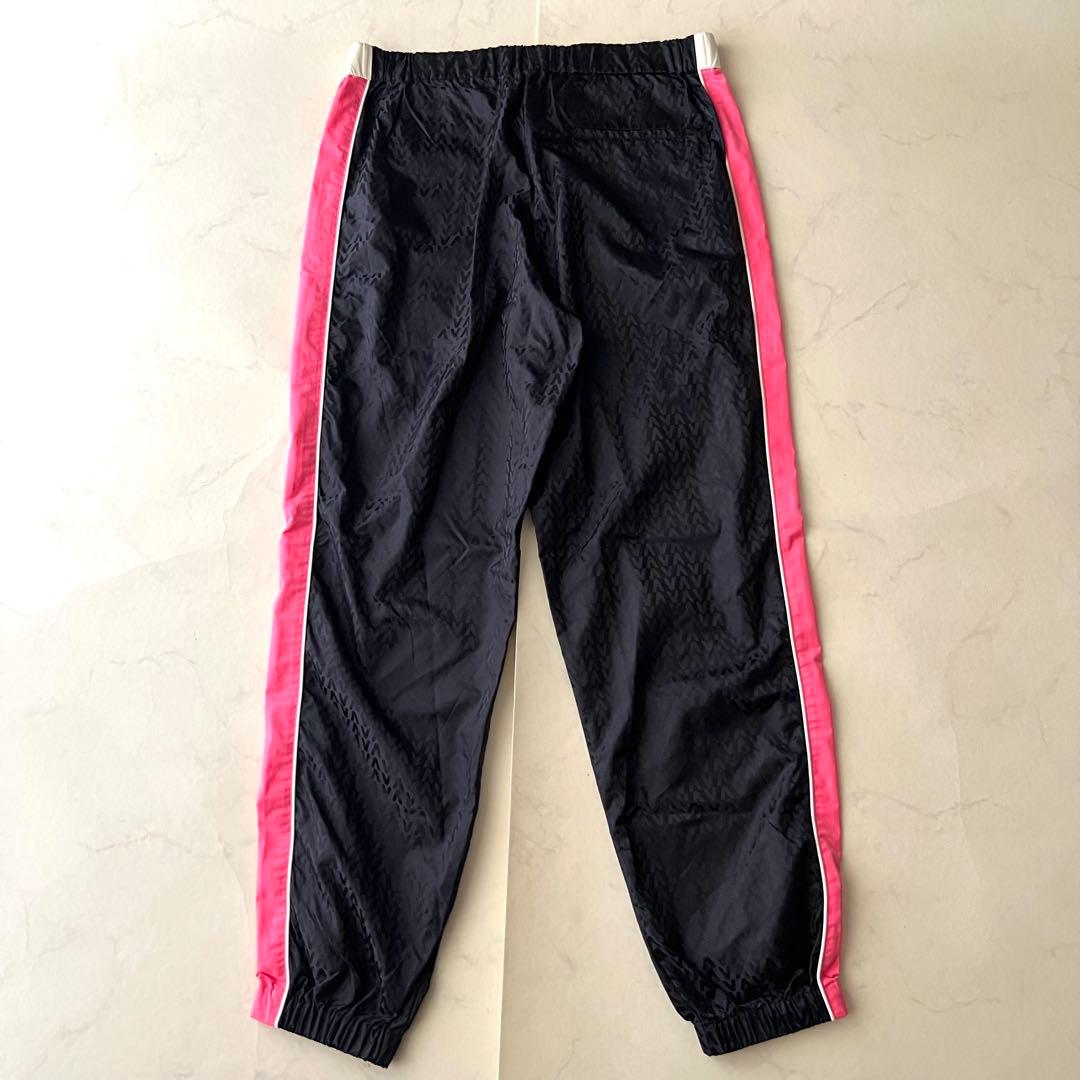 未使用タグ付 VALENTINO ナイロンパンツ 48L トラックパンツ Vロゴ