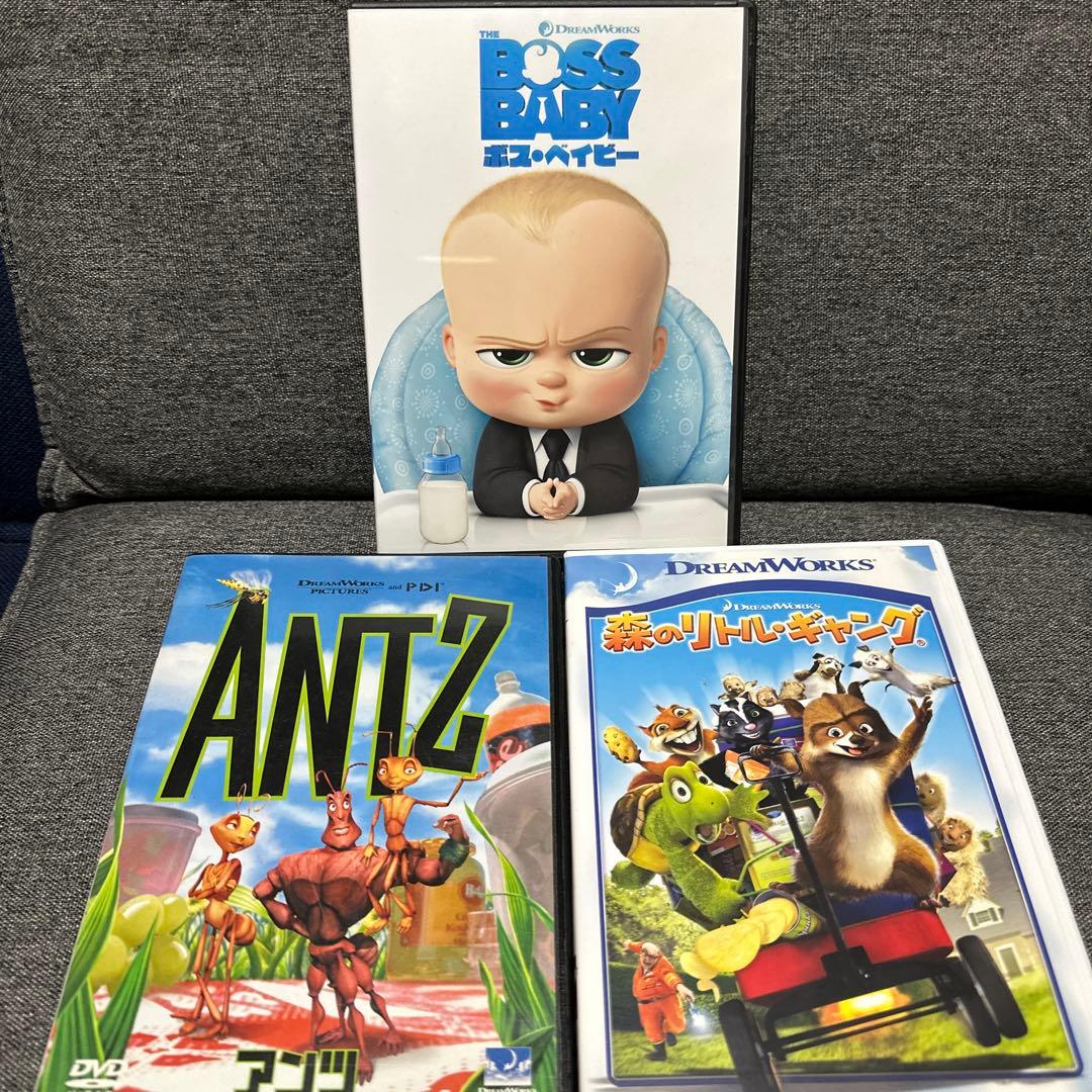 ドリームワークスDVD16点　アイスエイジ、マダガスカル、カンフーパンダ　他