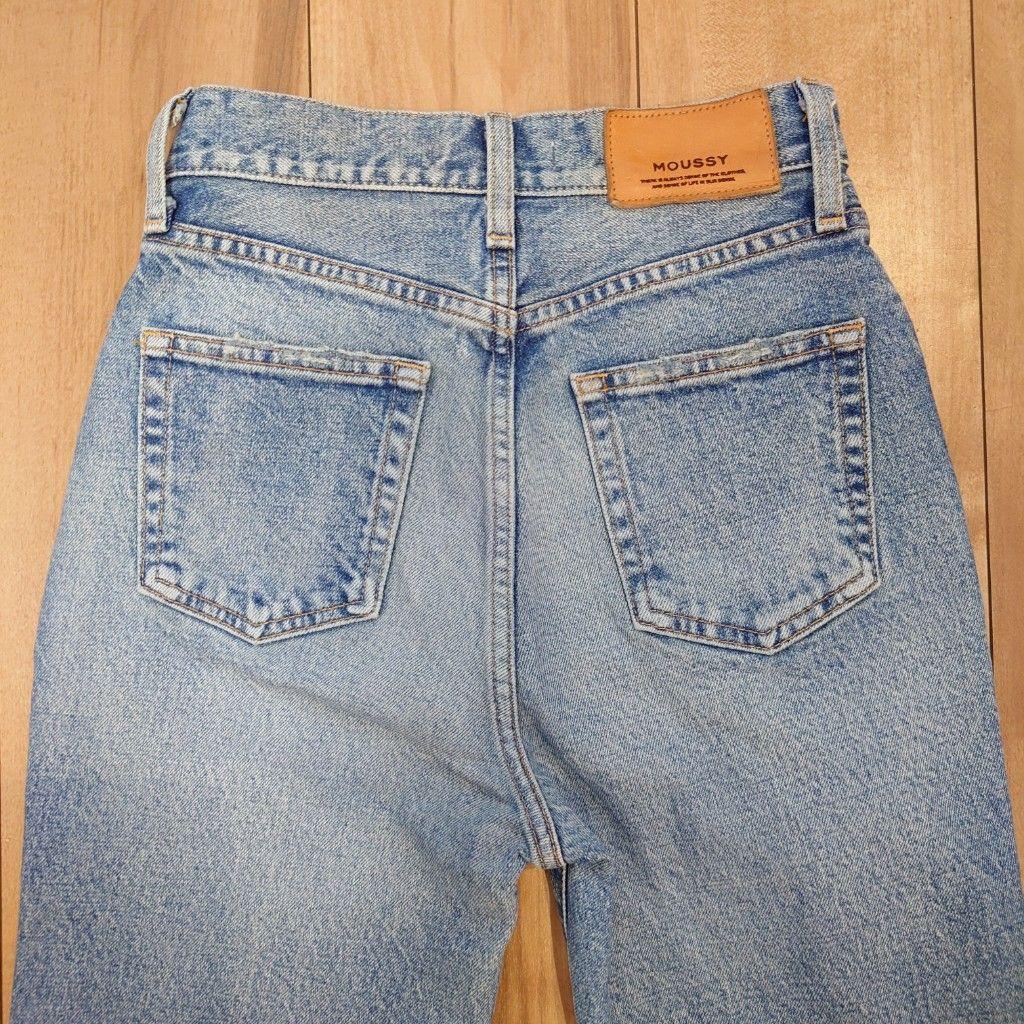 MOUSSY MVS FLARE ブーツカット フレア デニム 赤耳 W24