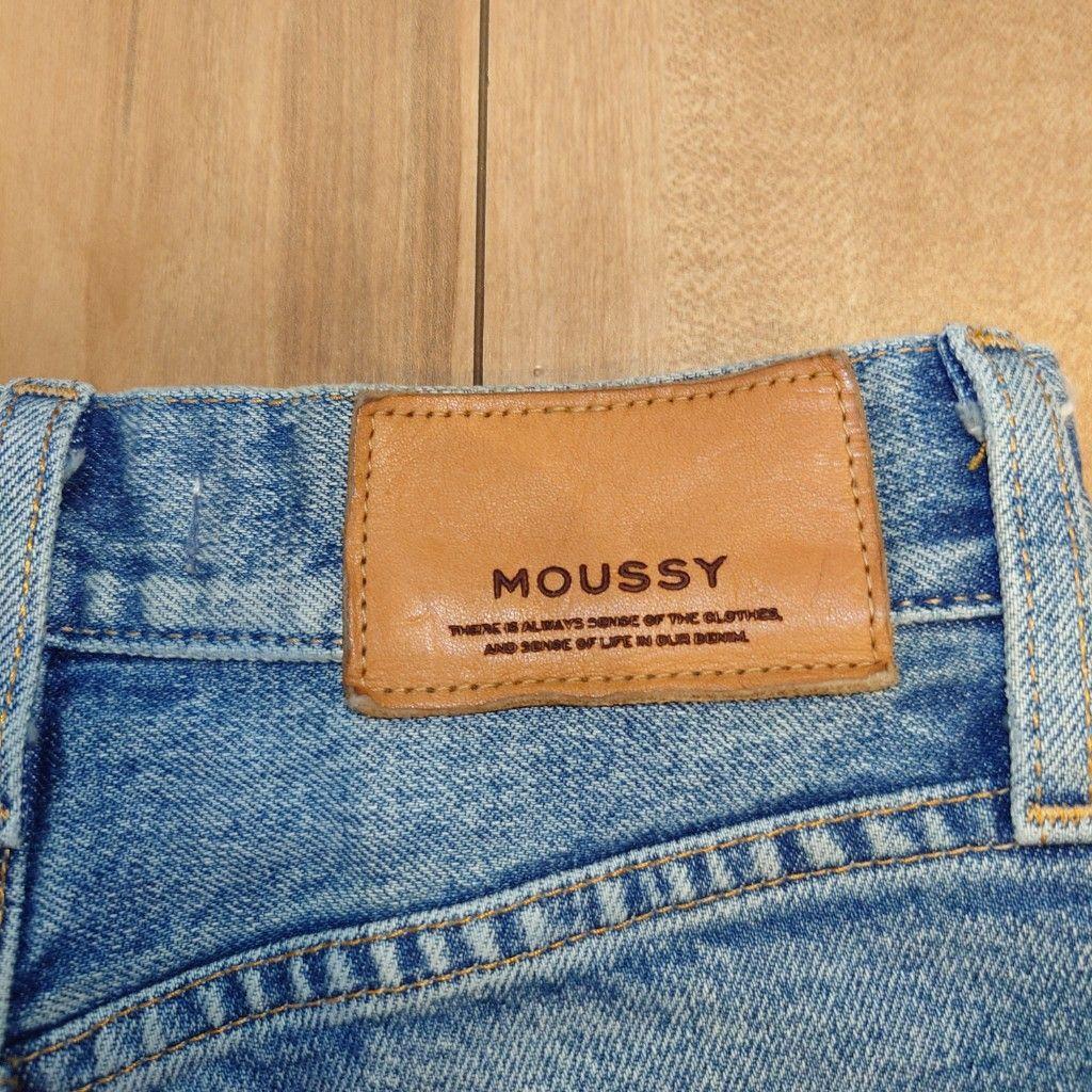 MOUSSY MVS FLARE ブーツカット フレア デニム 赤耳 W24