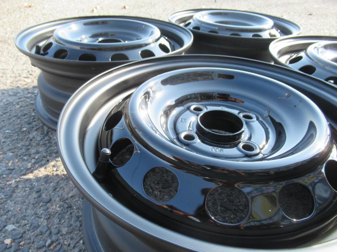 koppe☆オーダー塗装　ホンダ純正　ブラックXマットブラックリム☆