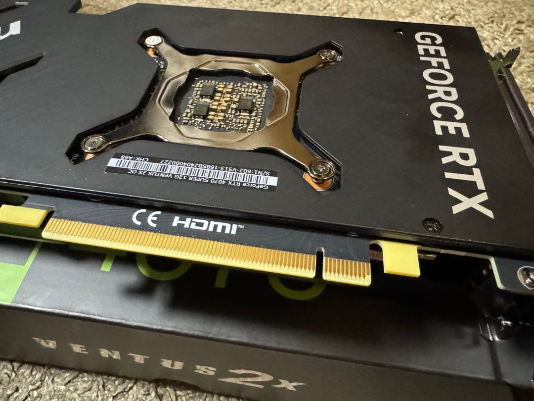 グラフィックボード・グラボ・ビデオカード RTX 4070 Super 12G Ventus 2X OC