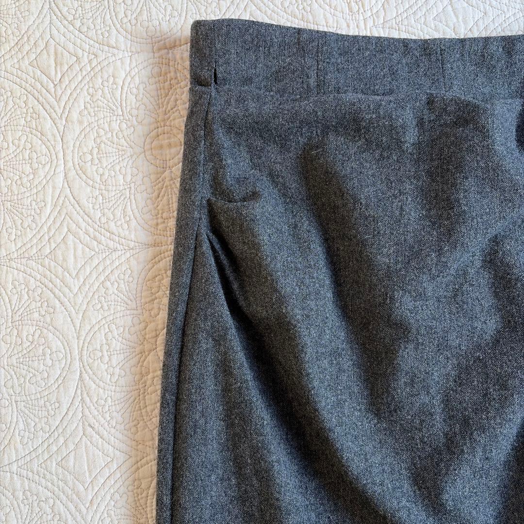 スカート CLANE HIGH WAIST DRAPE SKIRT