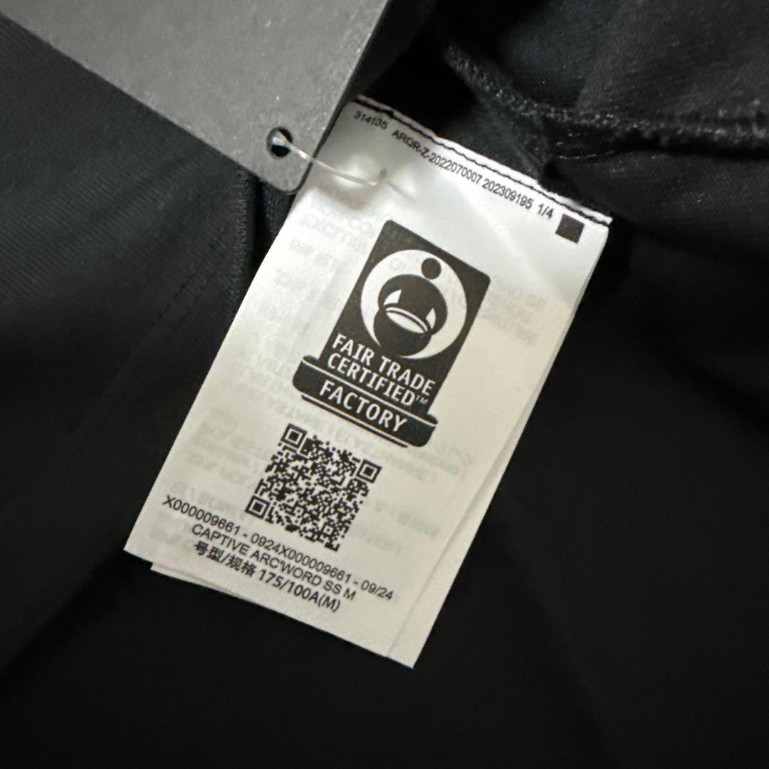【新品・希少】Arc'teryx ／Captive Arc'Word SS／黒