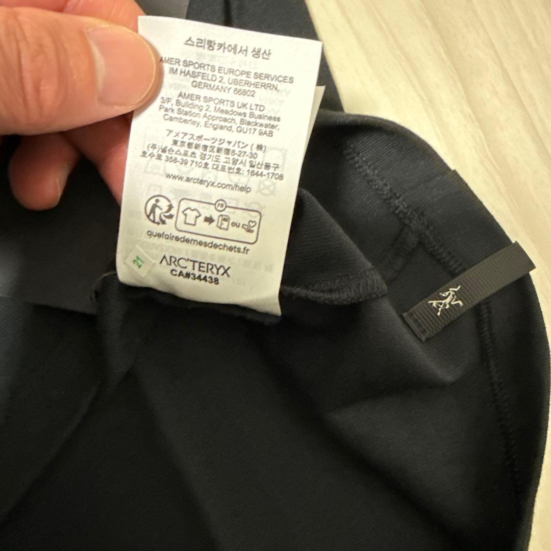 【新品・希少】Arc'teryx ／Captive Arc'Word SS／黒