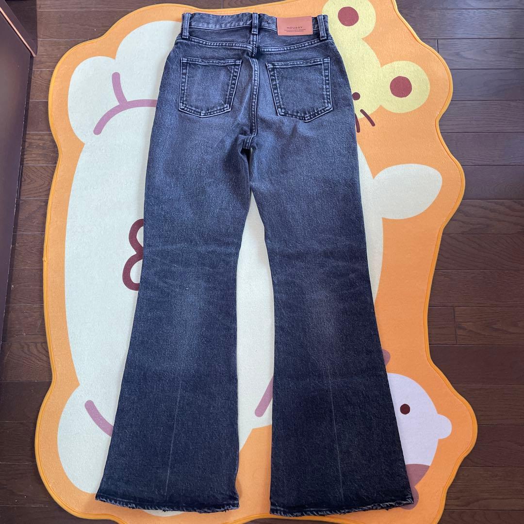 パンツ MOUSSY MVS BLACK FLARE 25