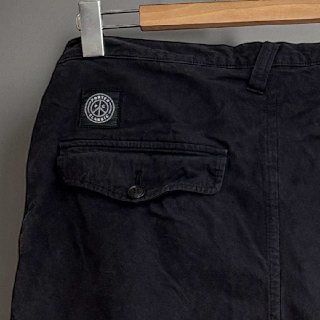 【Porter Classic】LOCAL BLACK クロップドパンツ