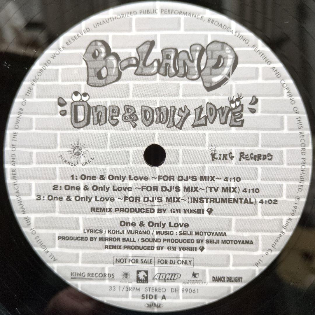 ☆B-LAND / \"One & Only Love\" / 12インチ