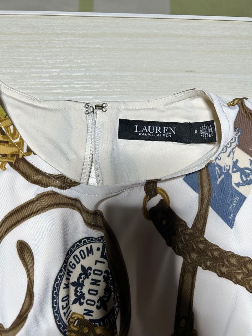 LAUREN プリントワンピース