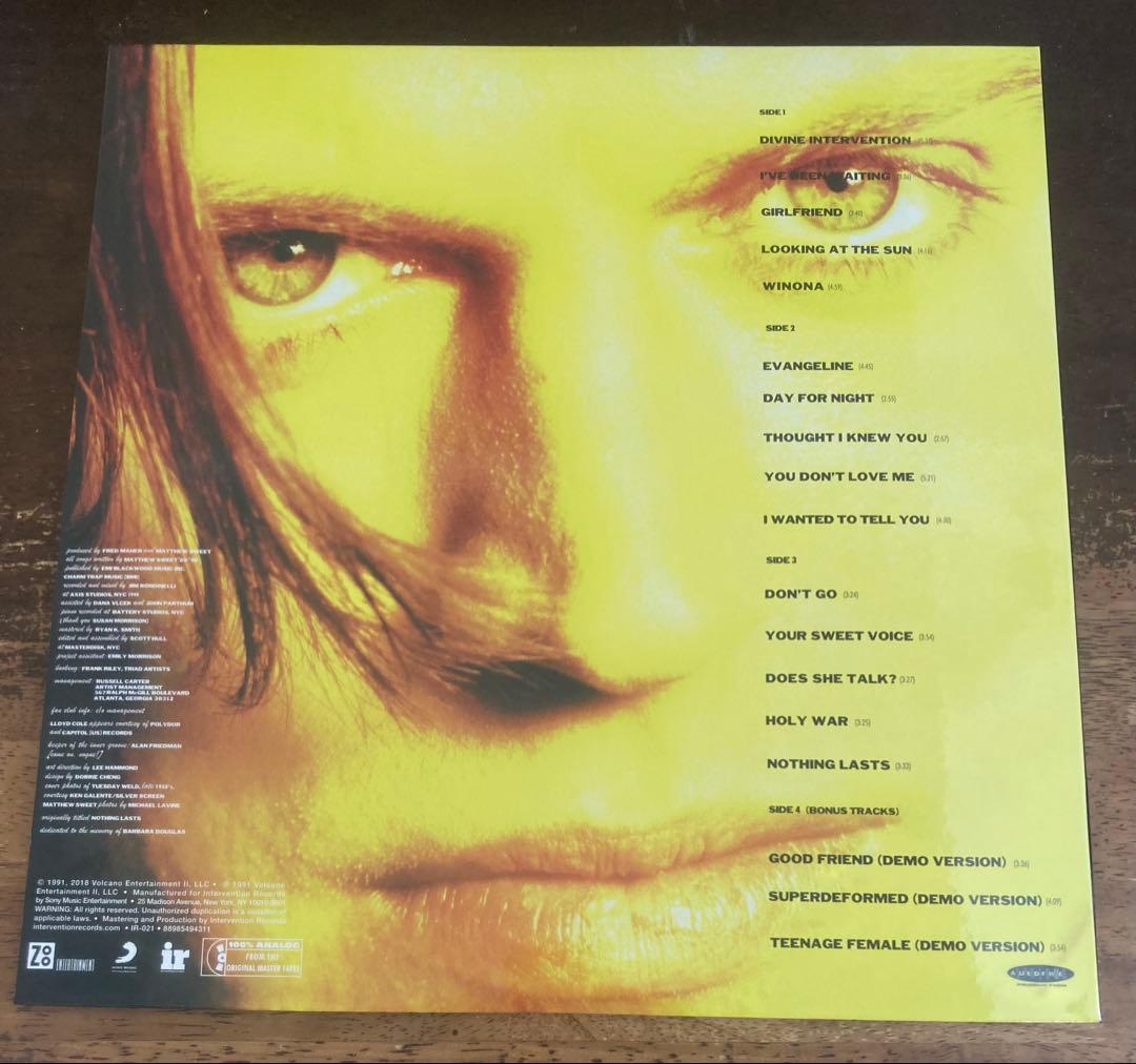 ■極美品/高音質2LP重量盤■MATTHEW SWEET / マシュースウィート