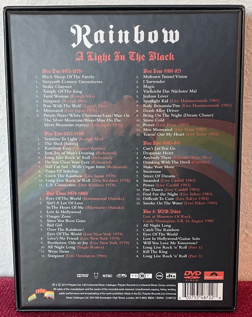 RAINBOW CD BOX 1975 1984 ★ DVD 特大ポスター 冊子