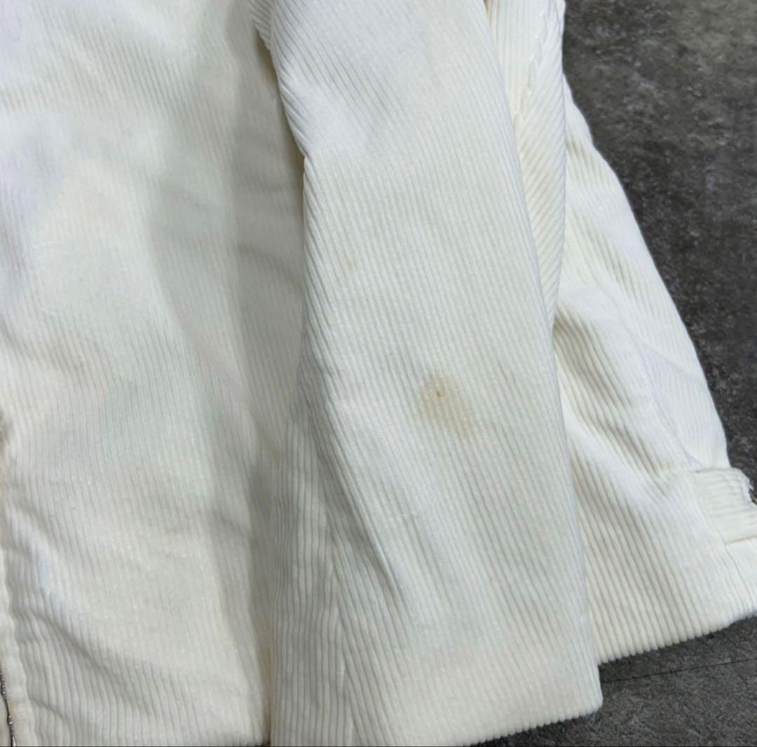 17AW AURALEE DOUBLE FACE ZIP BLOUSON 3 白