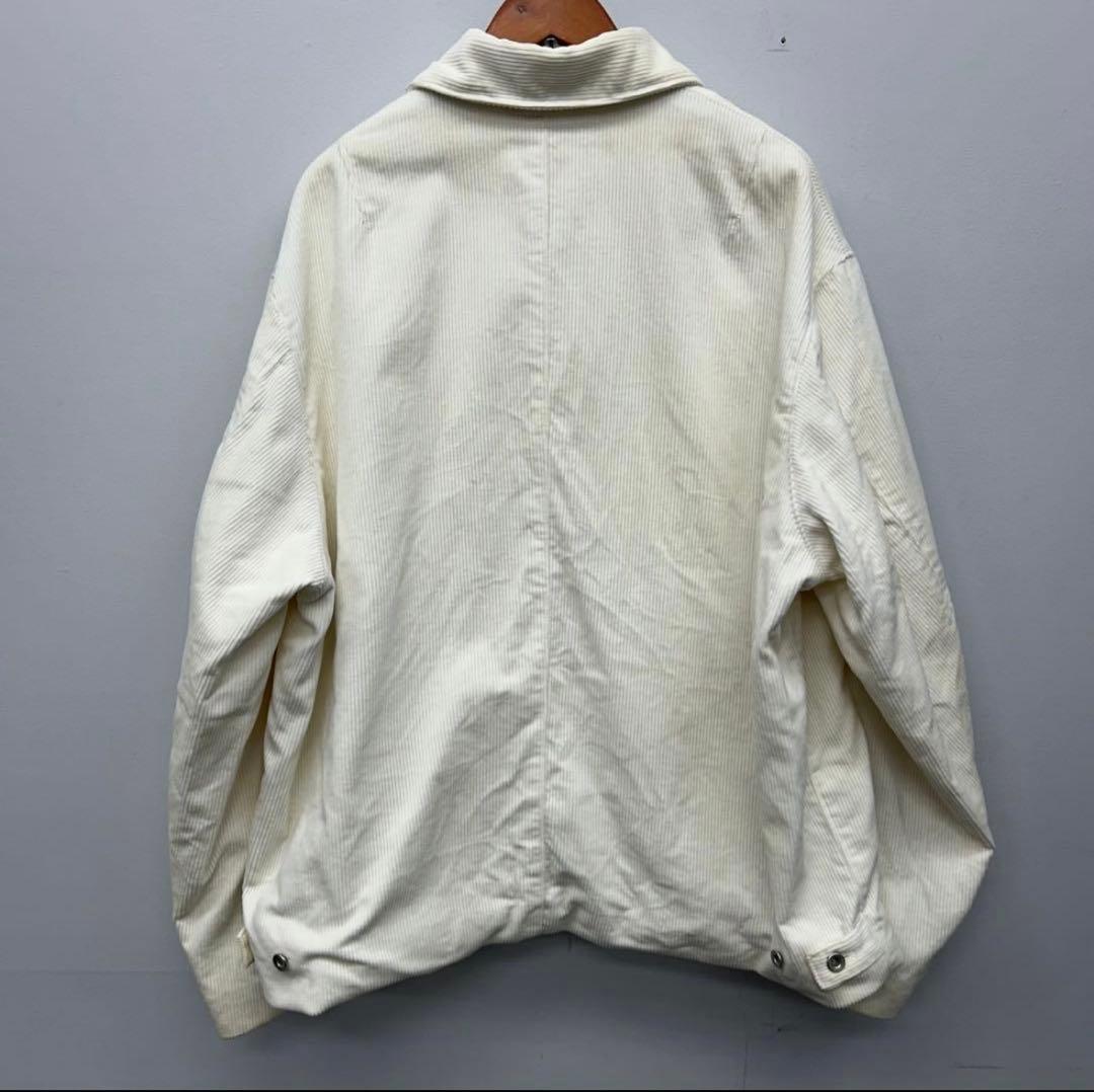 17AW AURALEE DOUBLE FACE ZIP BLOUSON 3 白