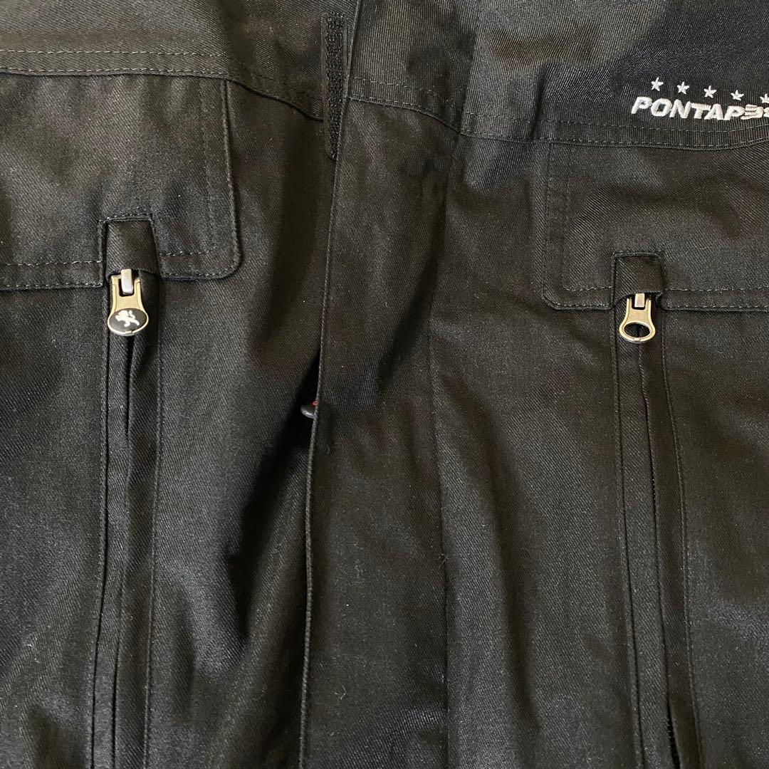 PONTAPES スノーボードウェア オールインワン　つなぎ　黒 M